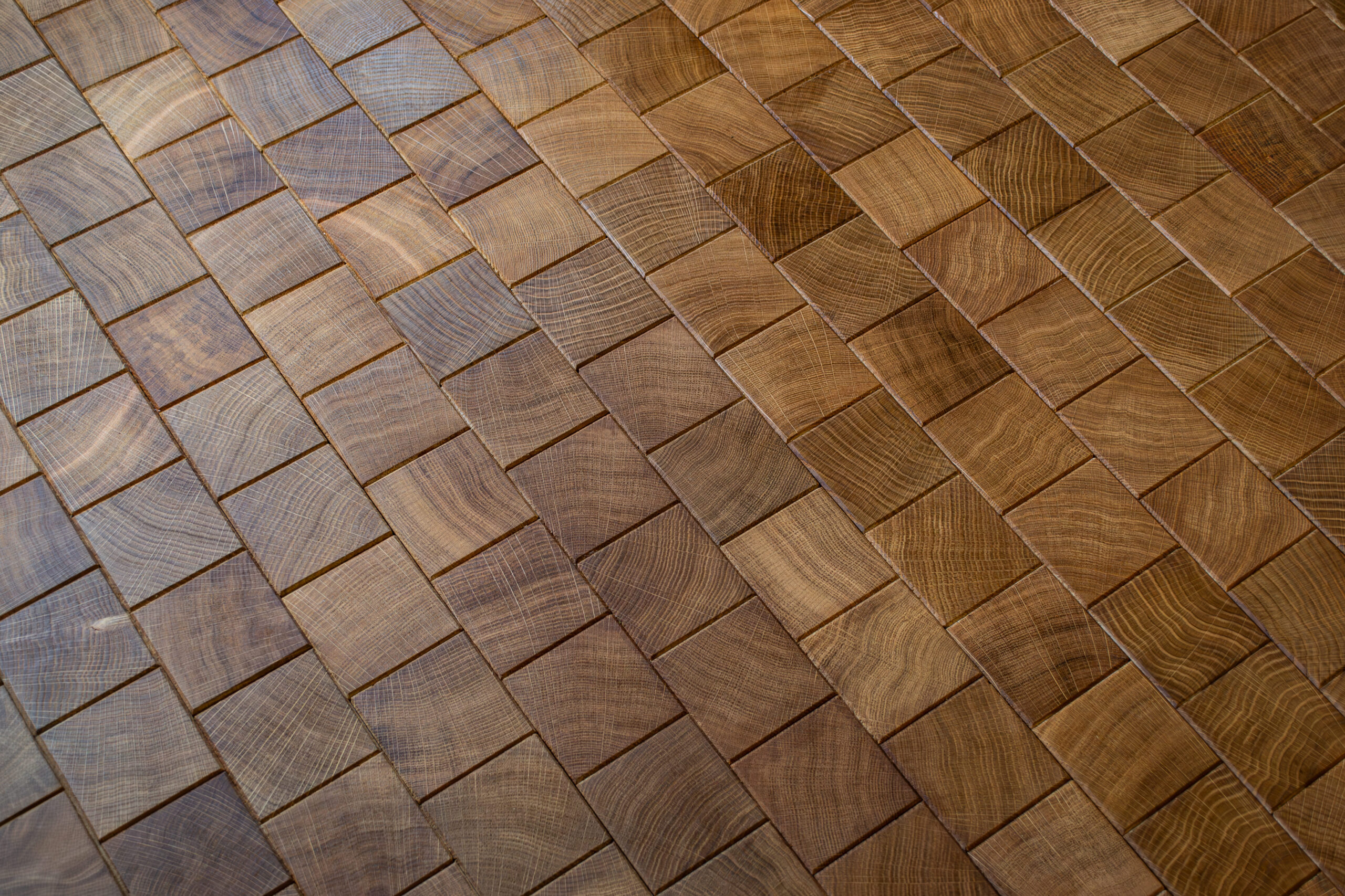 Parquet bois de bout chêne massif