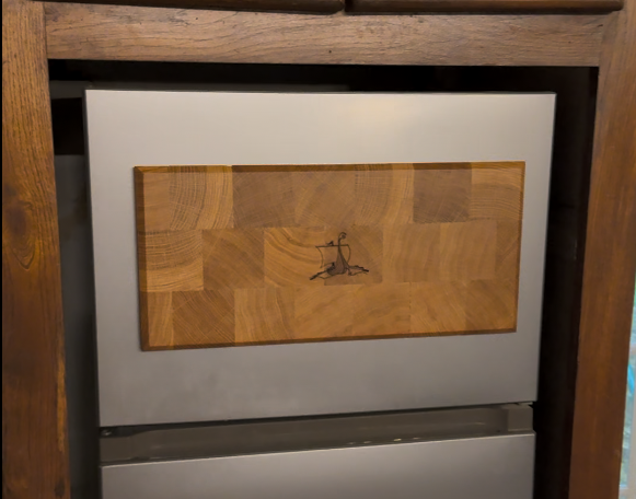 Dessous de plat rectangulaire en bois de bout personnalisable – Image 7