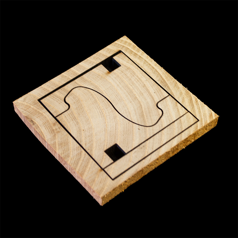 Support de téléphone en bois de bout – Réemploi de parquet – Image 2