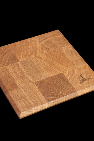 Planche carré en bois de bout personnalisable