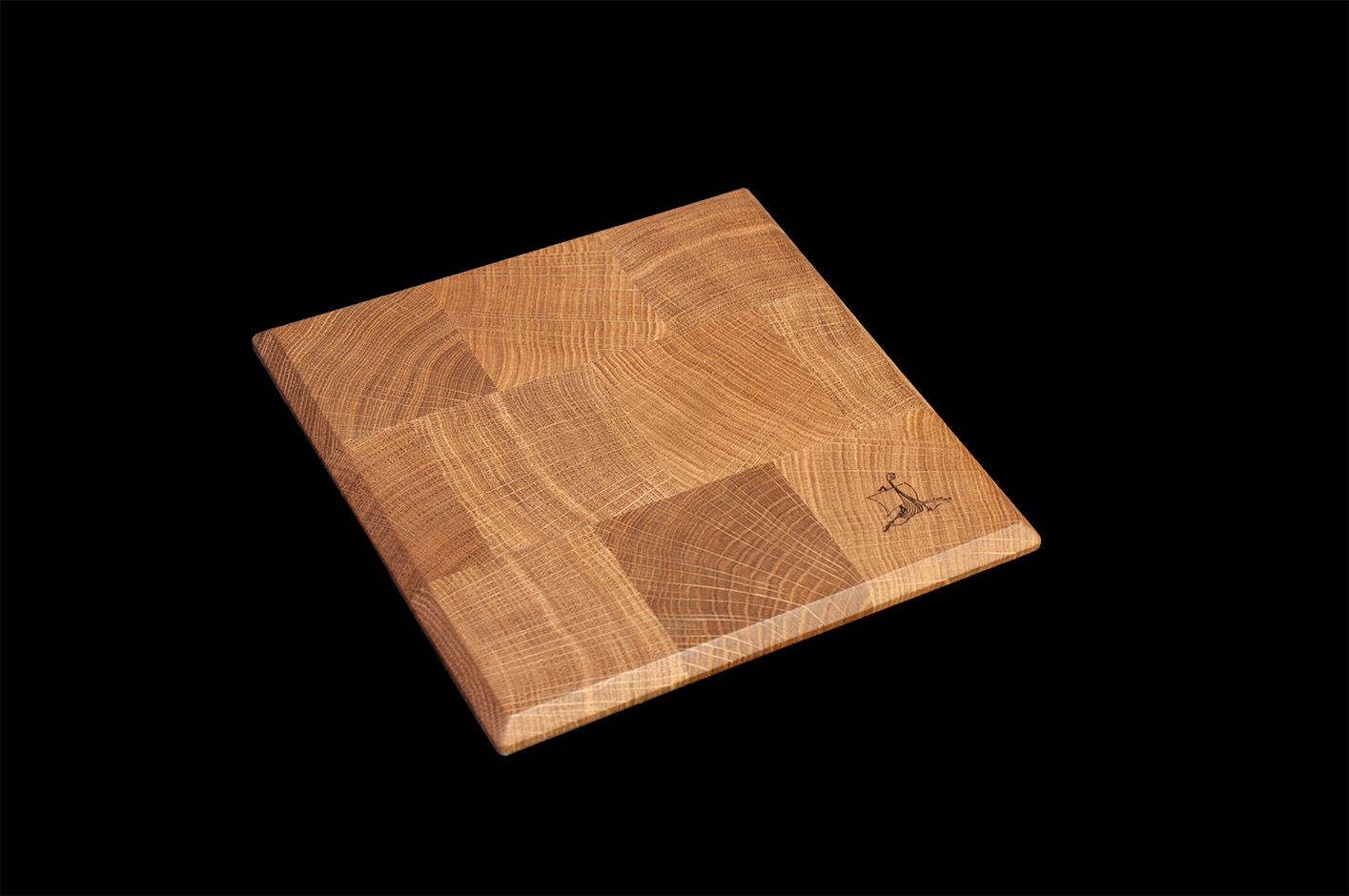 Planche carré en bois de bout personnalisable