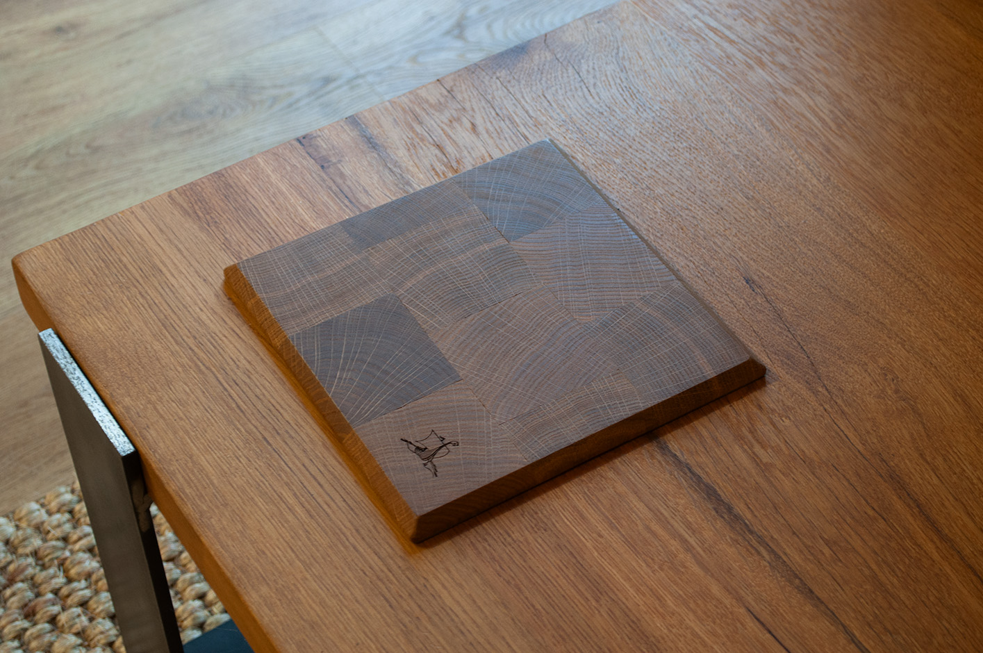 Planche carré en bois de bout personnalisable – Image 4