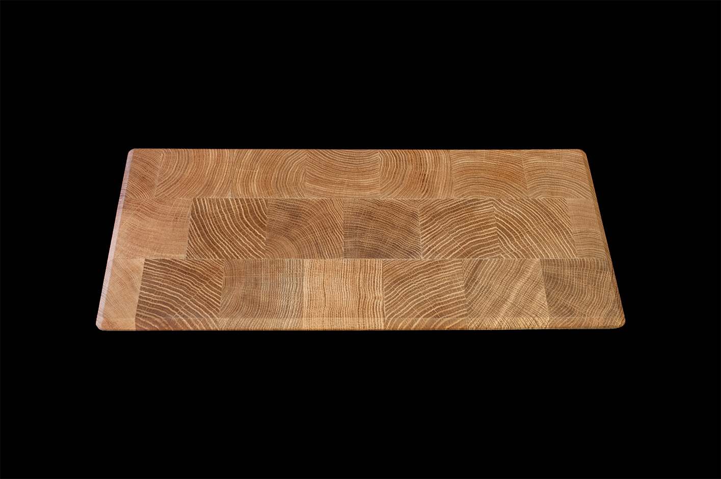 Dessous de plat rectangulaire en bois de bout personnalisable – Image 4