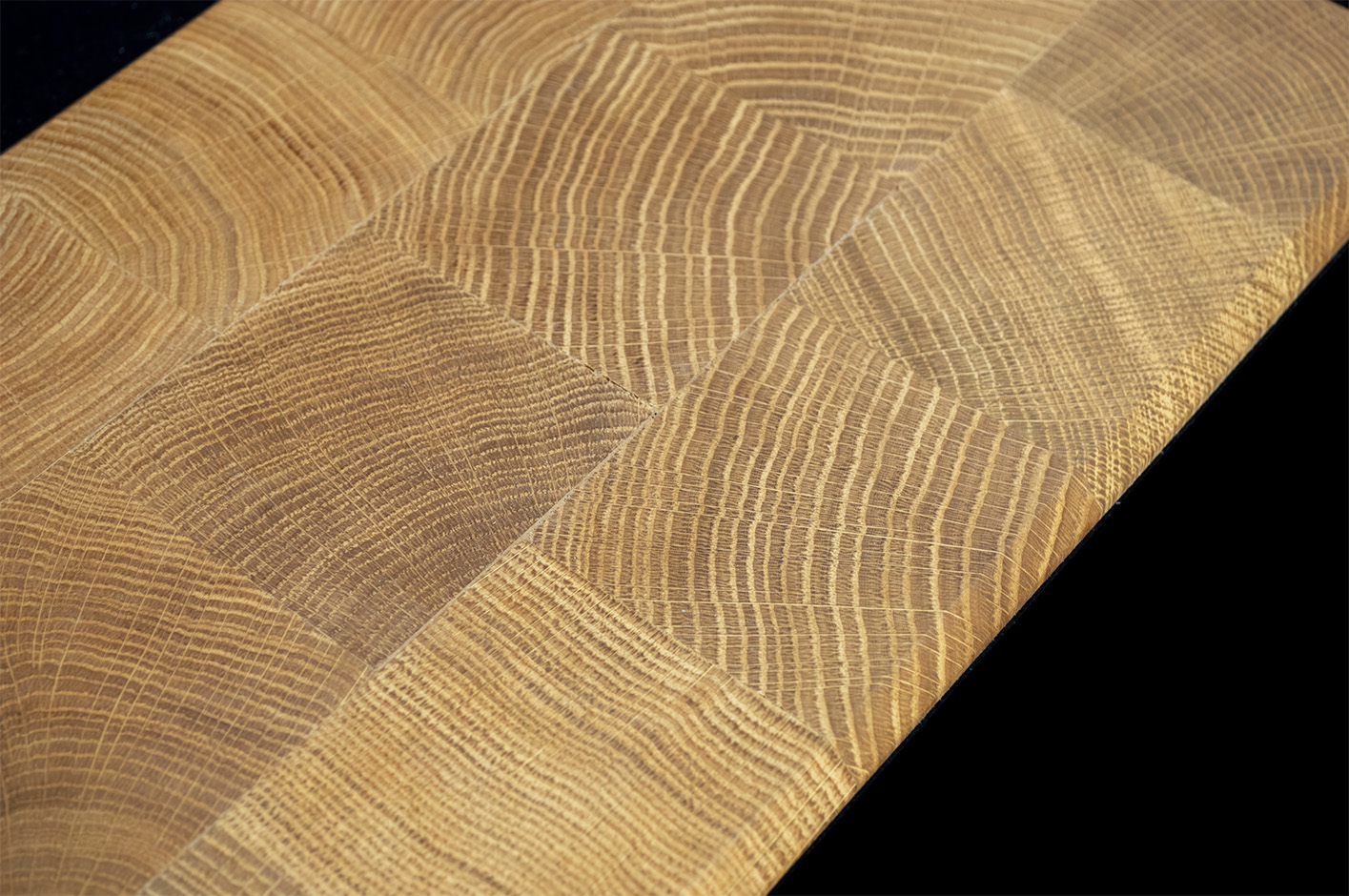 Dessous de plat rectangulaire en bois de bout personnalisable – Image 2