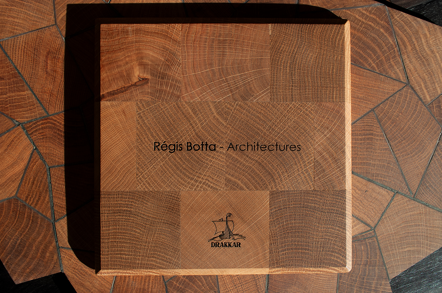 Planche carré en bois de bout personnalisable – Image 3